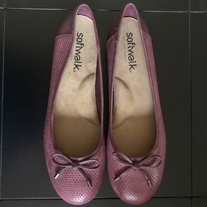 Softwalk flats 10.5N burgundy